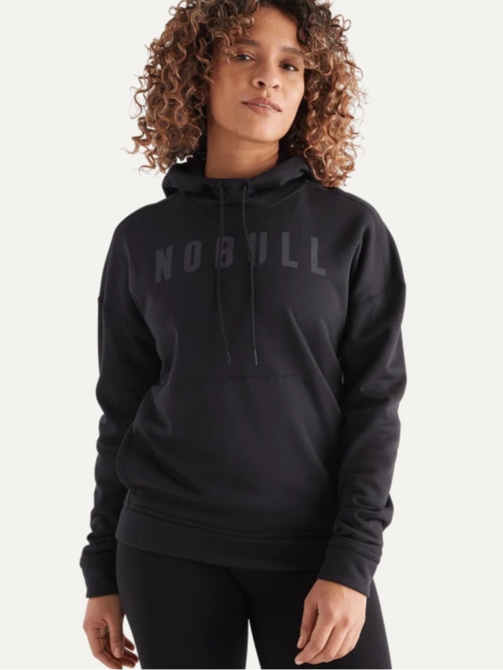 NOBULL Women's Legacy Hoodie black comfort lightweight size medium